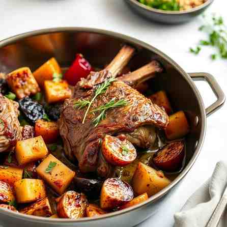 One-Pan Lamb Shoulder Recipe - Fork-Tender Oven